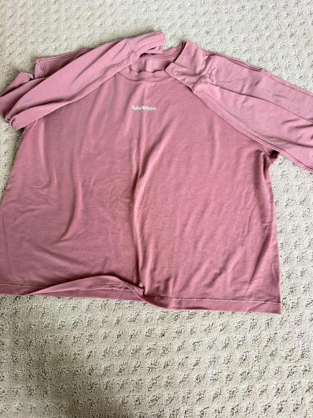 Lululemon Long-Sleeve Jersey Training Shirt - Wordmark